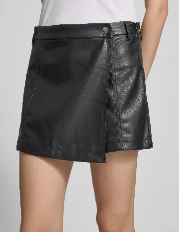 Fusta pantalon Only, negru