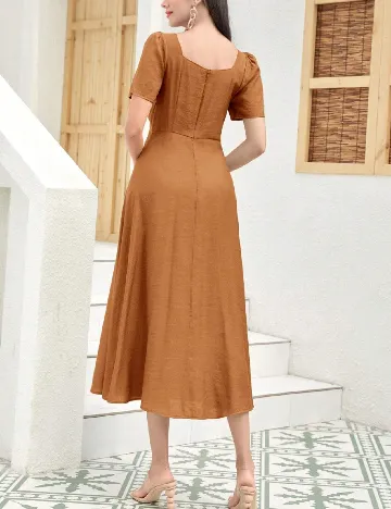 Rochie medie SHEIN, maro