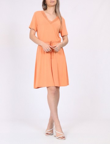 Rochie scurta Vero Moda, portocaliu