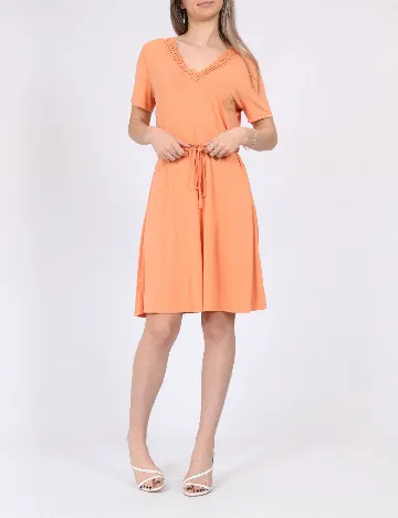 Rochie scurta Vero Moda, portocaliu