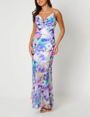 Rochie lunga Coast, mix culori