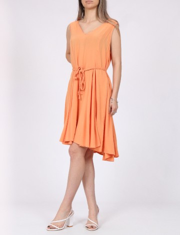 Rochie scurta Vero Moda, portocaliu