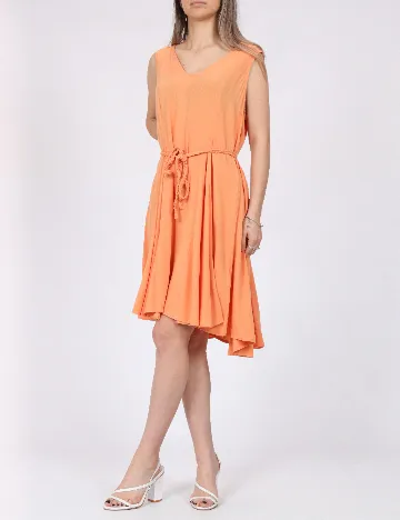 Rochie scurta Vero Moda, portocaliu