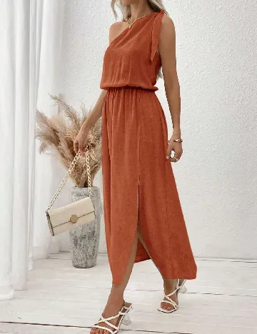 Rochie lunga SHEIN, maro