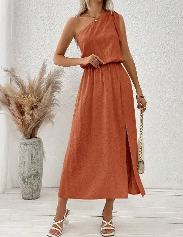 Rochie lunga SHEIN, maro