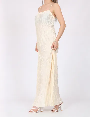 Rochie lunga Vero Moda, crem