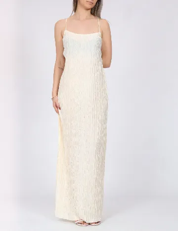 Rochie lunga Vero Moda, crem