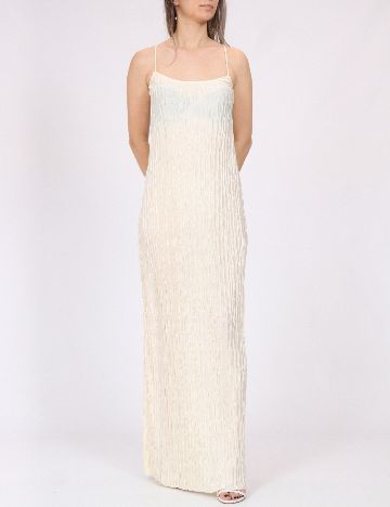 Rochie lunga Vero Moda, crem