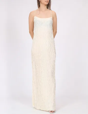 Rochie lunga Vero Moda, crem