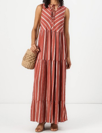 Rochie lunga Vero Moda, roz