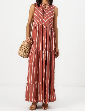 Rochie lunga Vero Moda, roz