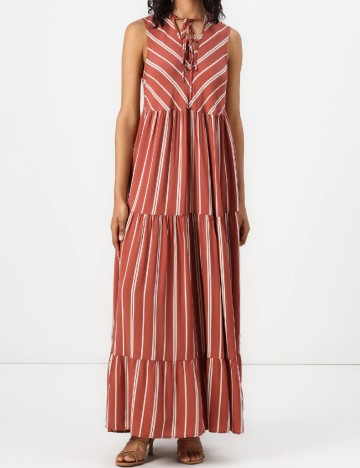 Rochie lunga Vero Moda, roz
