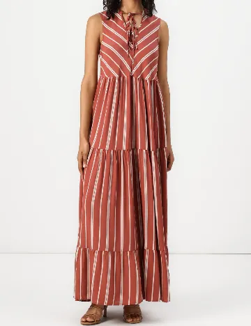 Rochie lunga Vero Moda, roz