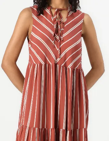 Rochie lunga Vero Moda, roz