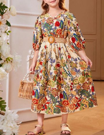 Rochie Shein Kids, mix culori