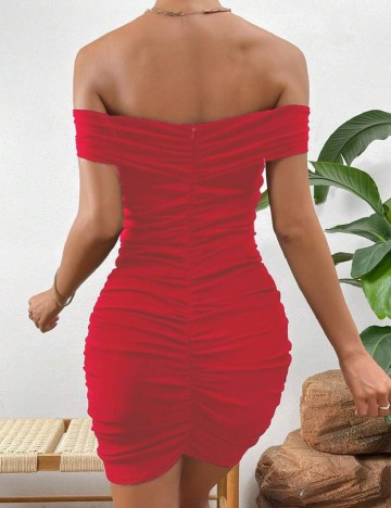 Rochie scurta SHEIN, rosu