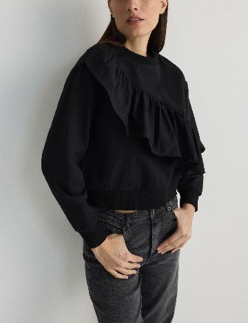 Bluza Reserved, negru