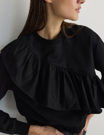Bluza Reserved, negru
