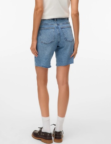Pantaloni scurti Vero Moda, albastru