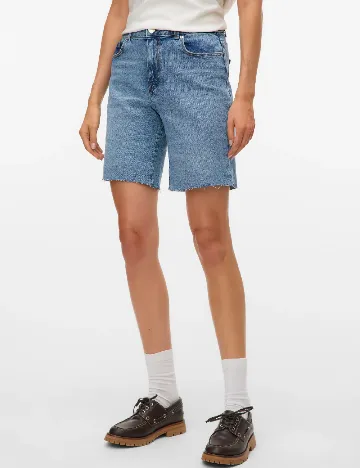 Pantaloni scurti Vero Moda, albastru