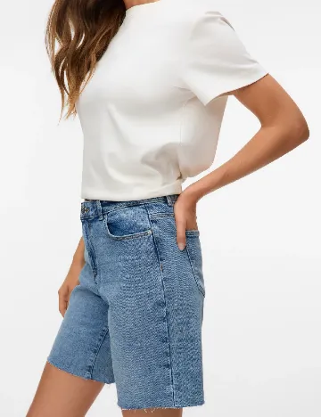 Pantaloni scurti Vero Moda, albastru