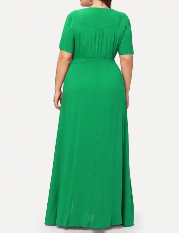 Rochie lunga SHEIN CURVE, verde