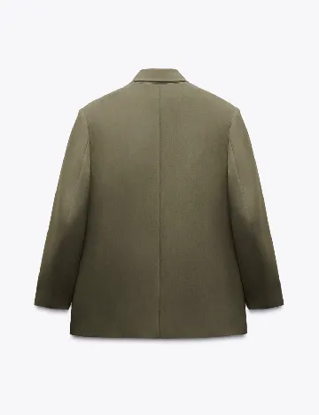 Sacou Oversize Zara, kaki