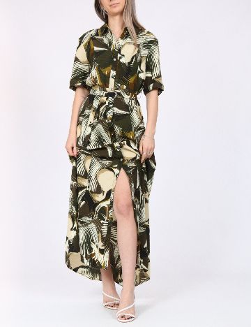 Rochie lunga Vero Moda, verde