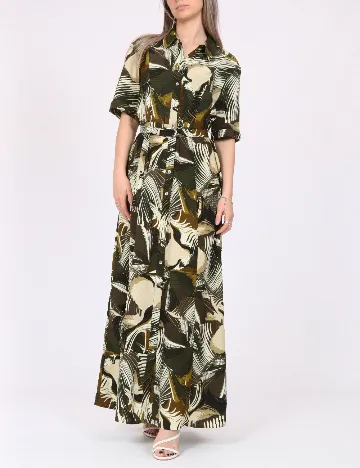 Rochie lunga Vero Moda, verde