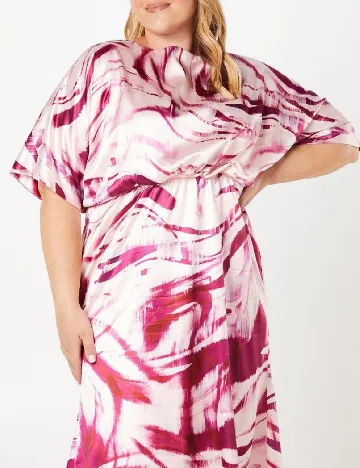 Rochie medie Coast Plus Size, roz