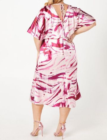 Rochie medie Coast Plus Size, roz