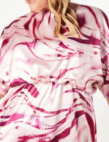 Rochie medie Coast Plus Size, roz