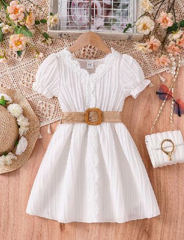Rochie Shein Kids, alb