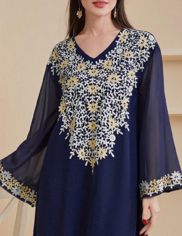 Rochie lunga SHEIN, albastru