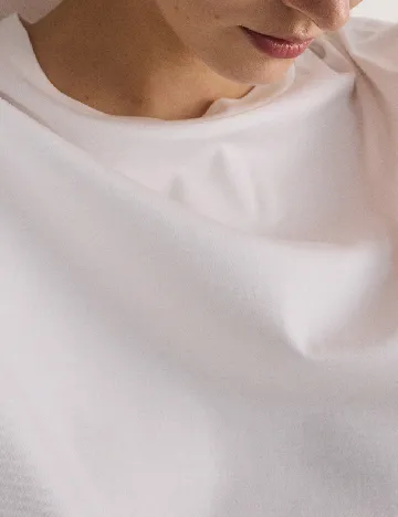 Tricou Oversize Reserved, alb