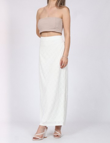 Fusta Vero Moda, alb