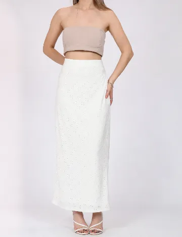 Fusta Vero Moda, alb