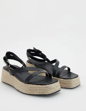 Sandale Reserved, negru