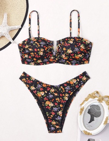 Costum de baie SHEIN, floral
