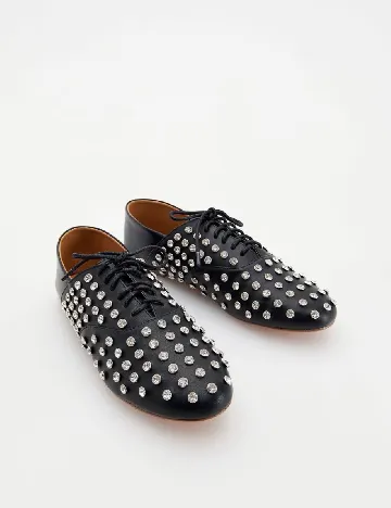 Pantofi Reserved, negru
