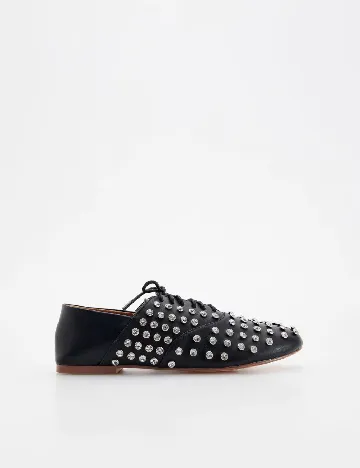 Pantofi Reserved, negru