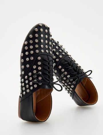 Pantofi Reserved, negru