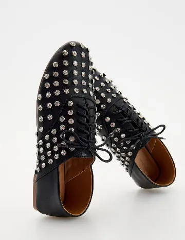 Pantofi Reserved, negru