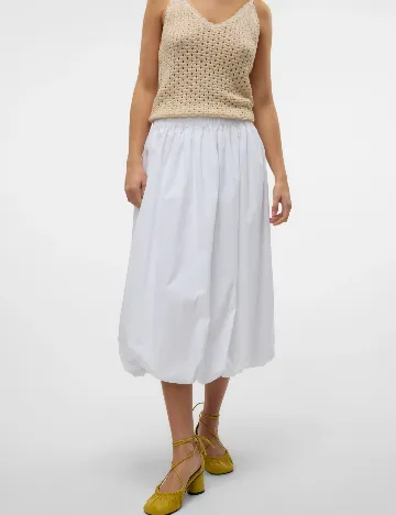 Fusta Vero Moda, alb