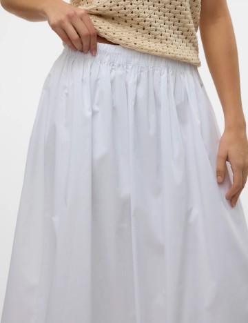 Fusta Vero Moda, alb