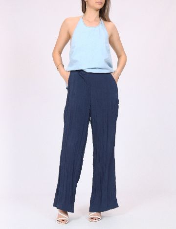 Pantaloni Vero Moda, bleumarin