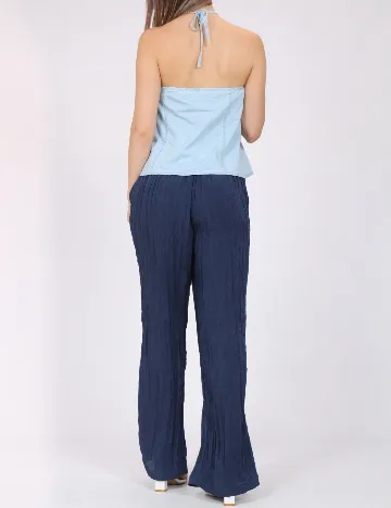 Pantaloni Vero Moda, bleumarin