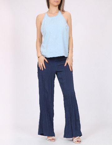 Pantaloni Vero Moda, bleumarin
