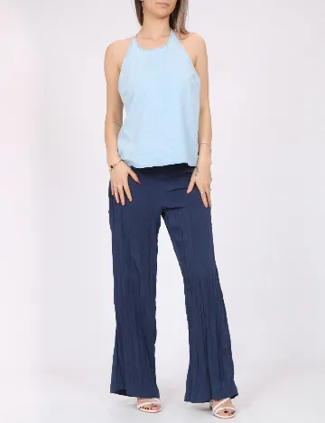 Pantaloni Vero Moda, bleumarin