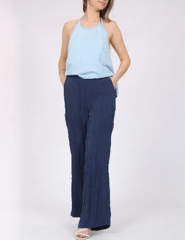 Pantaloni Vero Moda, bleumarin